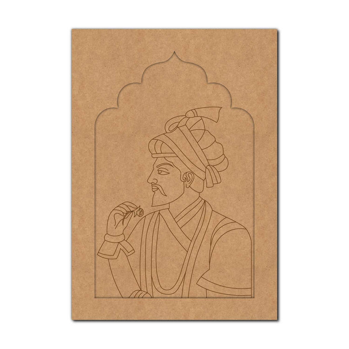 Maharaja Bani Thani Jharokha Pre Marked MDF Design 4