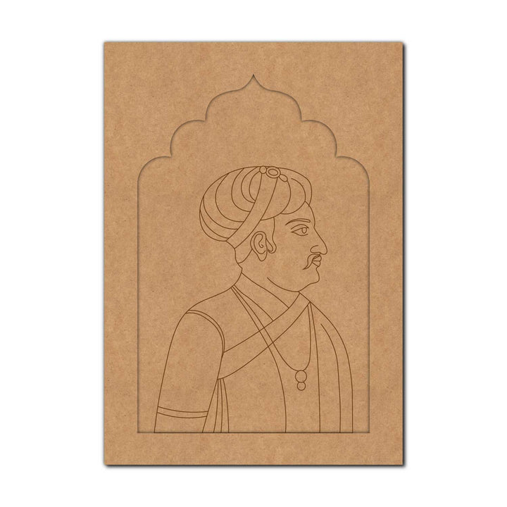 Maharaja Bani Thani Jharokha Pre Marked MDF Design 5