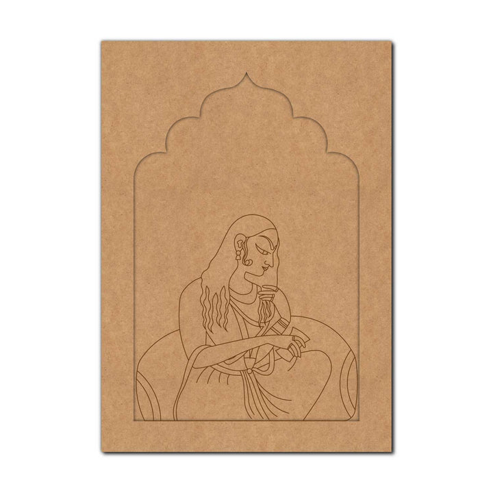 Maharani Bani Thani Jharokha Pre Marked MDF Design 10