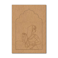 Maharani Bani Thani Jharokha Pre Marked MDF Design 6