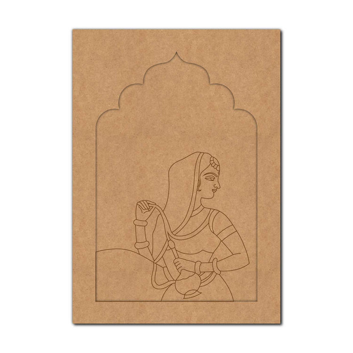 Maharani Bani Thani Jharokha Pre Marked MDF Design 6