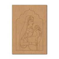Maharani Bani Thani Jharokha Pre Marked MDF Design 8