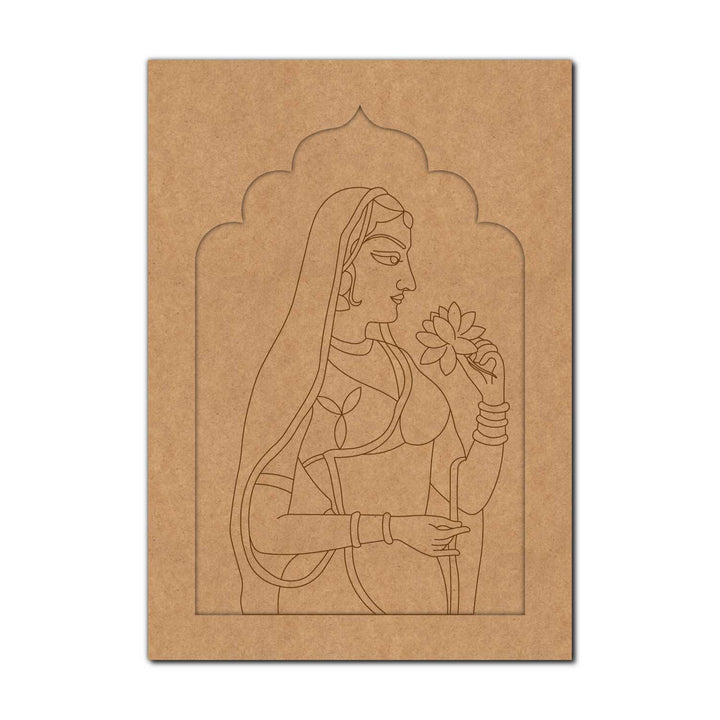 Maharani Bani Thani Jharokha Pre Marked MDF Design 8