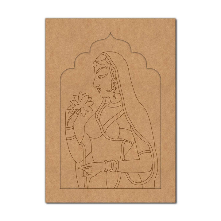 Maharani Bani Thani Jharokha Pre Marked MDF Design 9