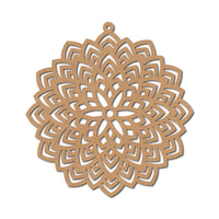 Mandala Bookmark MDF Design 1