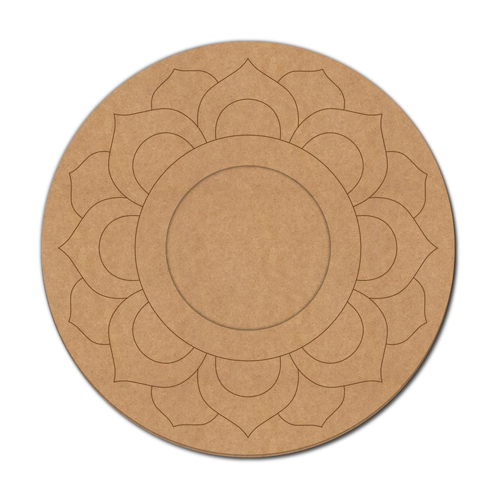Mandala Pre-Marked MDF Diya Tealight Holder