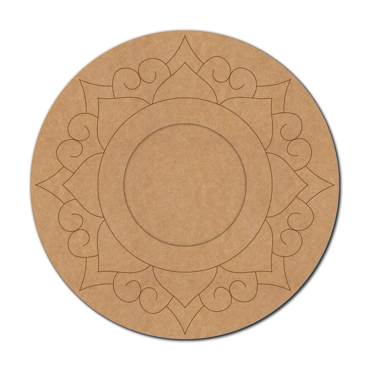 Mandala Pre-Marked MDF Diya Tealight Holder