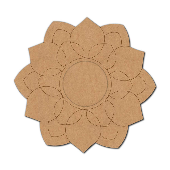 Mandala Pre-Marked MDF Diya Tealight Holder