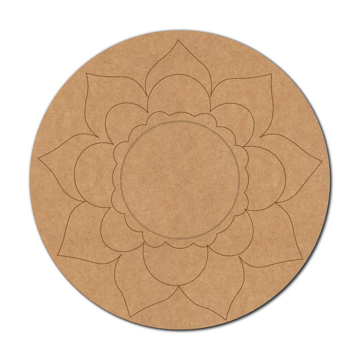 Mandala Pre-Marked MDF Diya Tealight Holder