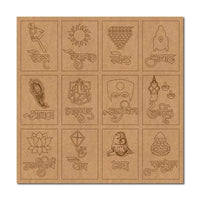 Marathi Calender Hindu Months Pre-Marked MDF