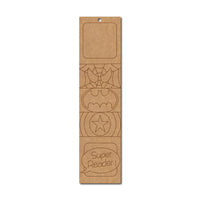 Marvel Bookmark Pre Marked MDF Design 1
