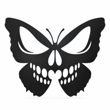 Matte Black Butterfly Wall Art