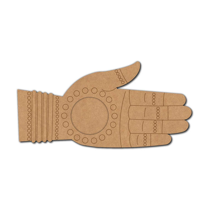 Mehendi Hand Diya Tealight Holder MDF