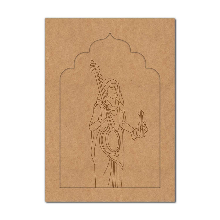 Mirabai Jharokha Pre Marked MDF Design 1