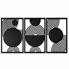 Black Owl Cutout Wall Art - black 4 mm MDF wooden wall art