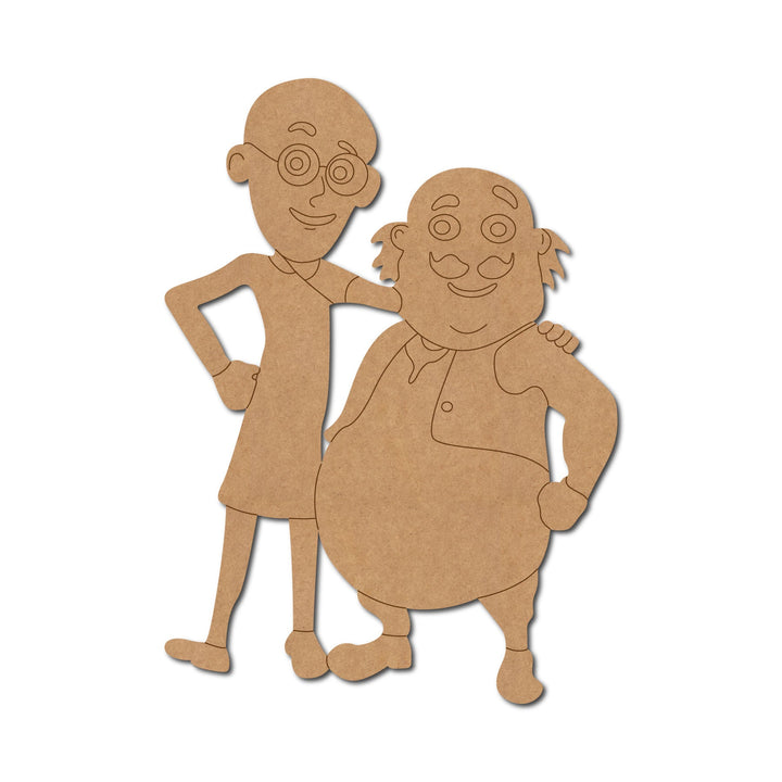 Motu Patlu Pre-Marked MDF Craft Base