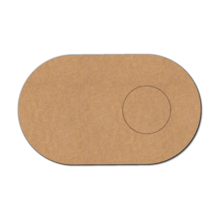 Oval Diya Tealight Holder MDF