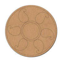 Paisley Diya Tealight Holder MDF