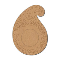 Paisley Pre-Marked MDF Diya Tealight Holder