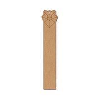 Panda Bookmark Pre Marked MDF Design 1