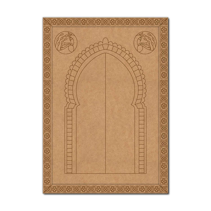 Peacock Jharokha Mayur Dwar Pre Marked MDF Design 1