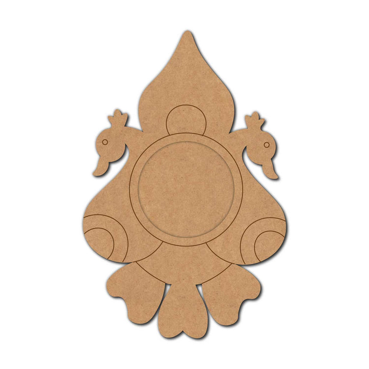 Peacocks Pre-Marked MDF Diya Tealight Holder