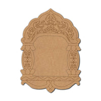 Peacocks Lotus Motif Jharokha Pre Marked MDF Design 2