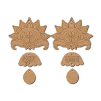 Peacocks Shubh Labh Pre-Marked MDF Base