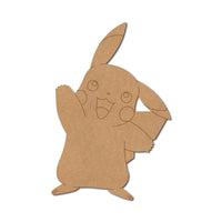 Pikachu Pokémon Pre-Marked MDF Craft Base