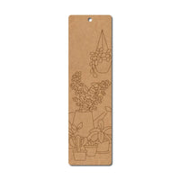 Plants Bookmark Pre Marked MDF Design 1