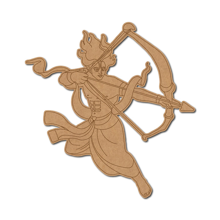 Ram Ji With Bow And Arrow Pre-Marked MDF