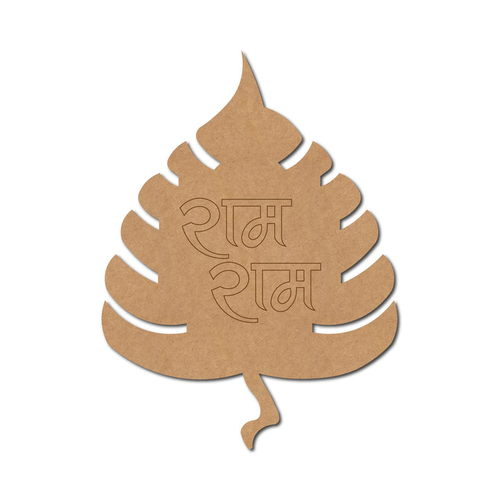 Religious Ram Leaf Pre Marked MDF Design