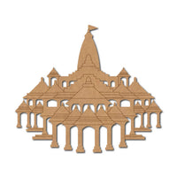 Ram Mandir Temple Pre-Marked MDF