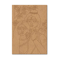 Ram Sita Pre-Marked MDF Base