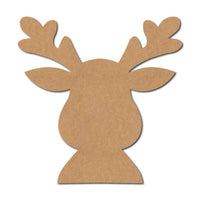 Reindeer Christmas Cutout MDF Design 2
