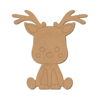 Reindeer Christmas Pre Marked MDF Design 2