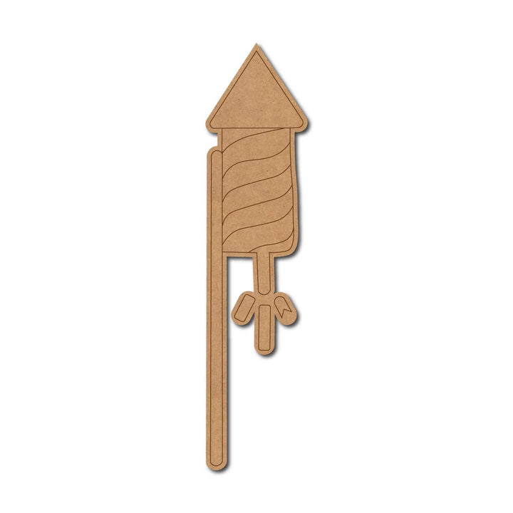 Rocket Diwali Fire Cracker Pre-Marked MDF