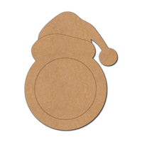 Santa Claus Christmas Pre-Marked MDF Diya Tealight Holder