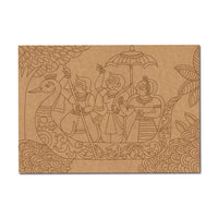 Shri Ram Phad Art Pre-Marked Rectangle MDF