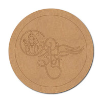 Shri Ram Pre-Marked Round MDF