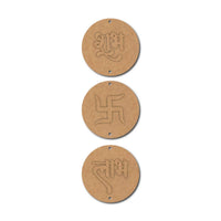 Shubh Labh Swastik Hanging MDF