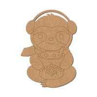 Sloth Christmas Pre Marked MDF Design 5