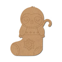 Sloth Christmas Pre Marked MDF Design 7