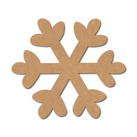 Snowflake Christmas Cutout MDF Design 1