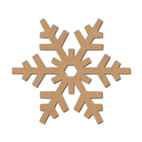 Snowflake Christmas Cutout MDF Design 10