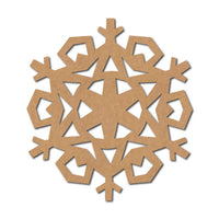Snowflake Christmas Cutout MDF Design 11