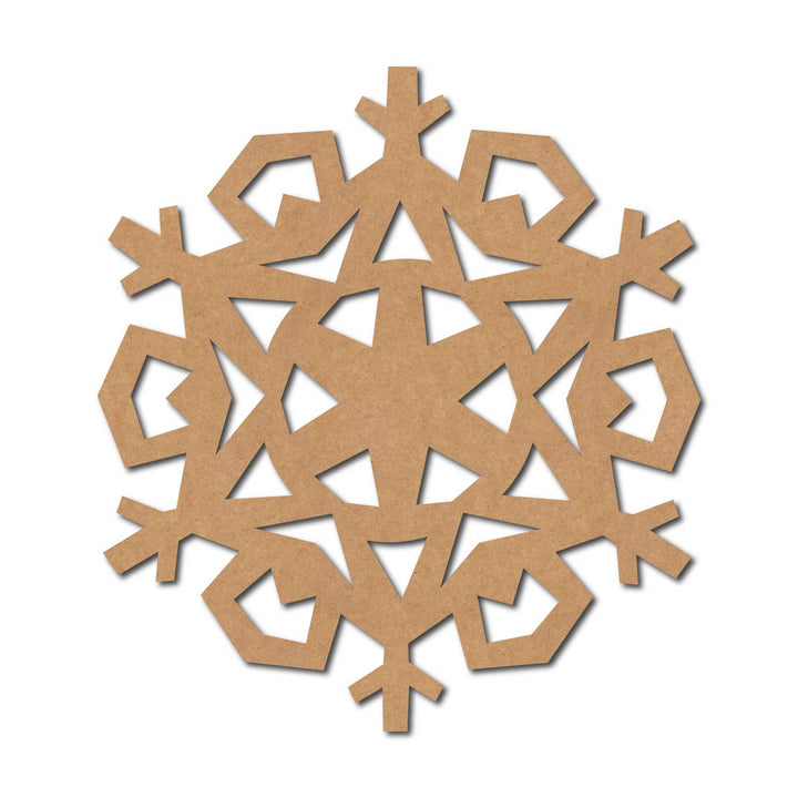 Snowflake Christmas Cutout MDF Design 11