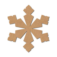 Snowflake Christmas Cutout MDF Design 12