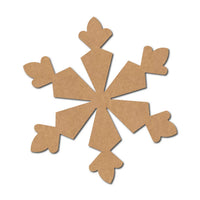 Snowflake Christmas Cutout MDF Design 2