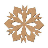 Snowflake Christmas Cutout MDF Design 3